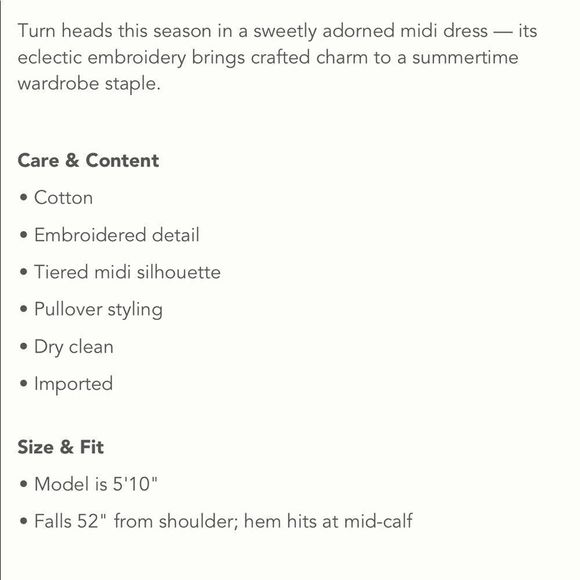 Anthropologie Samant Chauhan Embroidered Maxi Dress Size M - Picture 11 of 11